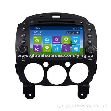 8" In-dash GPS Navigation System, Bluetooth, Touch Screen for Mazda2